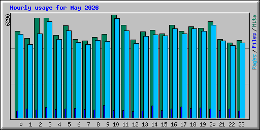Hourly usage for May 2026