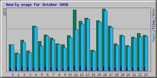 Hourly usage for October 2026